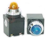 PR-30P-2N-220V Nút nhấn đèn báo thường trực tiếp Neon Ø30, AC220V