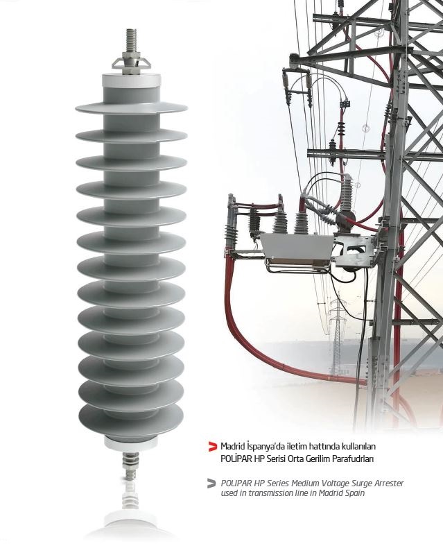 HP Series (Class 1) High Voltage Surge Arresters